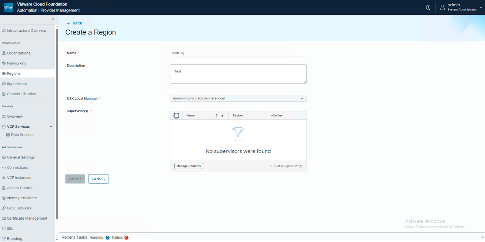 Enable VKS on VCF 9 - Supervisor Workflow - Saravanan Subbiah